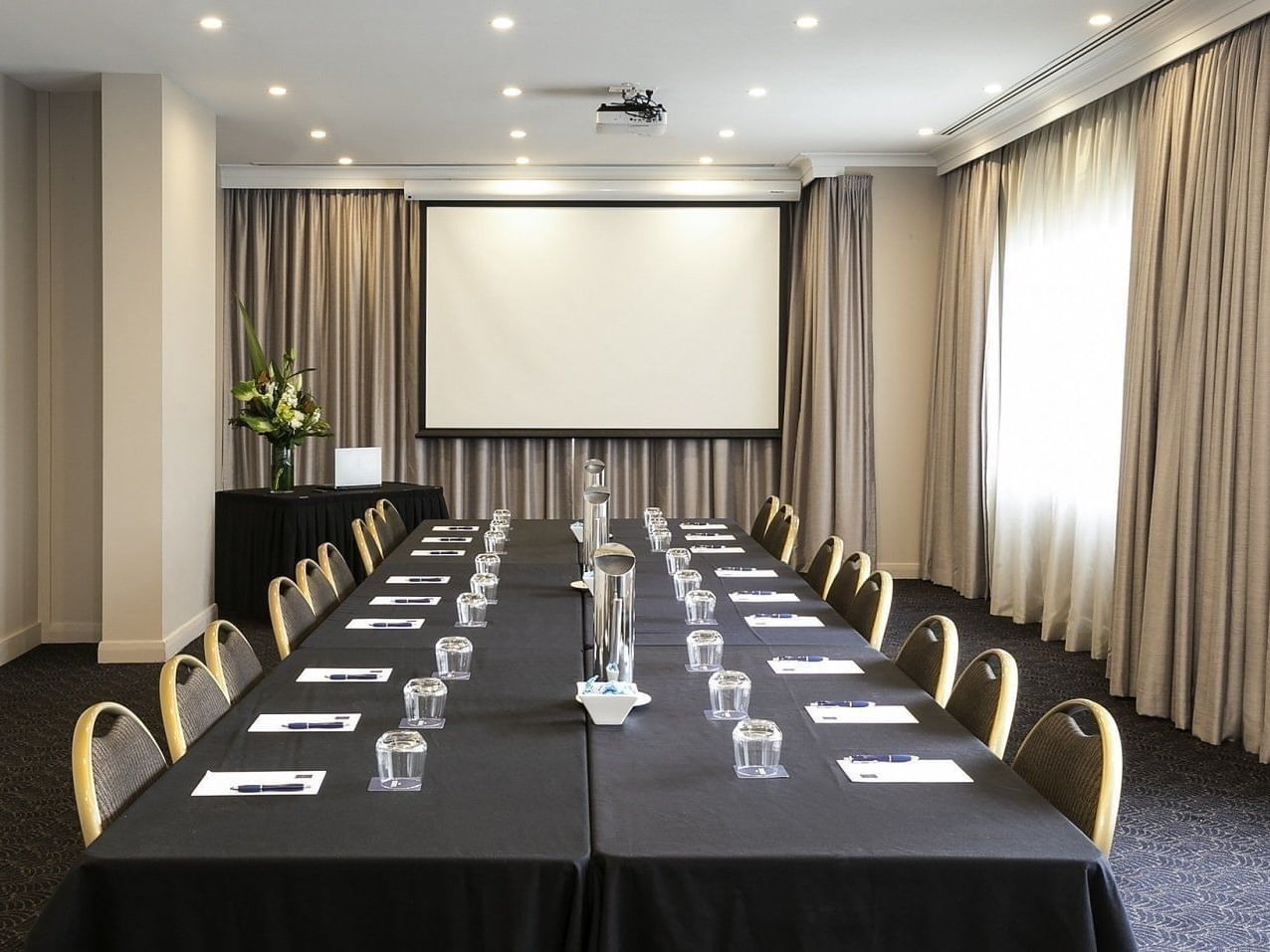 Properly arranged meeting room at the Sebel Residence Chatswood