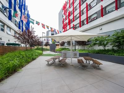 UniLodge @ANU Warrumbul Lodge Canberra_Ground Floor Courtyard