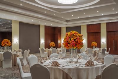 Arranged Ballroom Event Hall at Bay La Sun Hotel & Marina