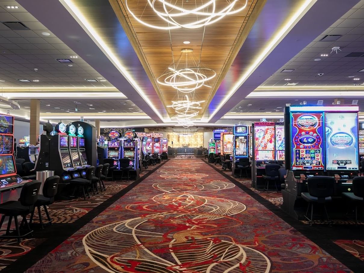 Interior of the ACE Airport Casino near Applause Hotel Calgary