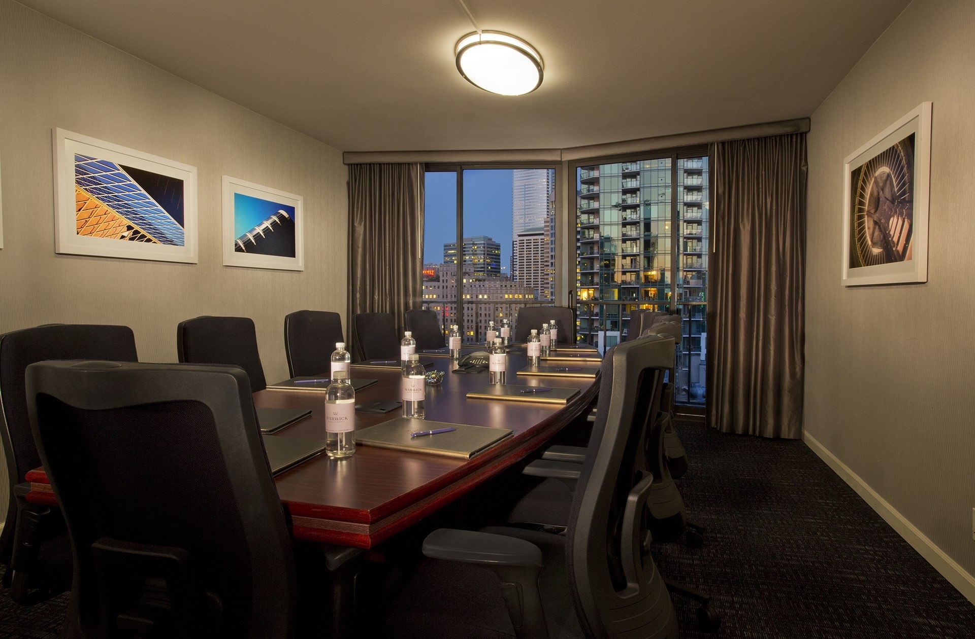 Interior of the Executive Board Room at Warwick Seattle