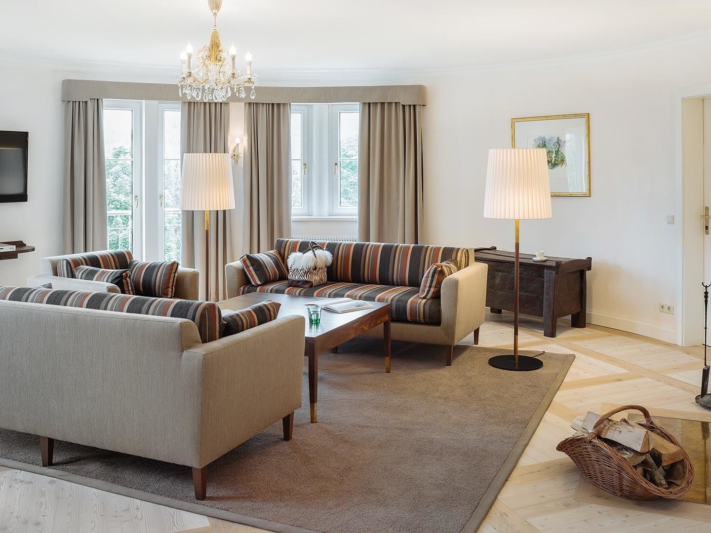 Tower Suite at Schloss Pichlarn Hotel in Austria