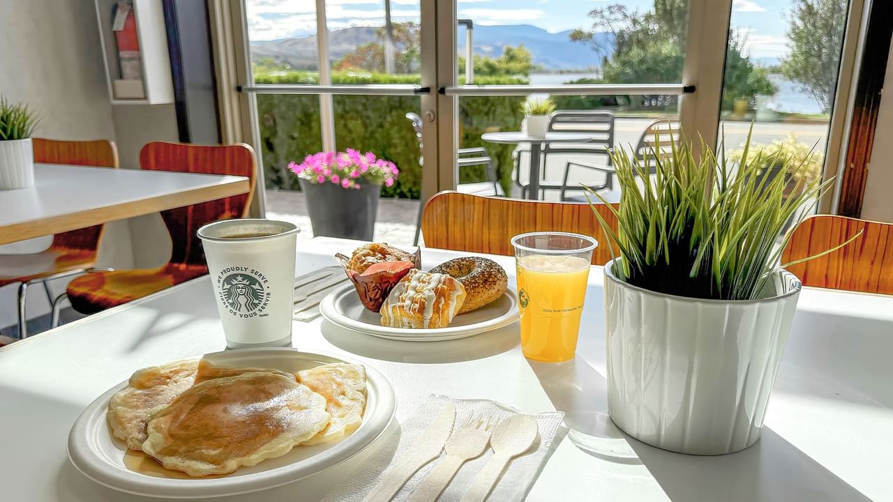 Continental spread for breakfast