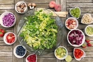 Fruit salad display