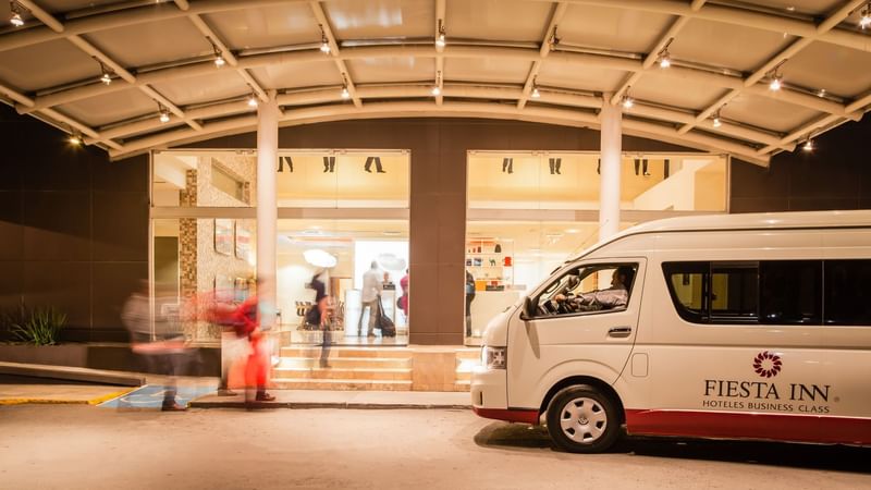 Hotel entrance view at Fiesta Inn Monterrey Fundidora