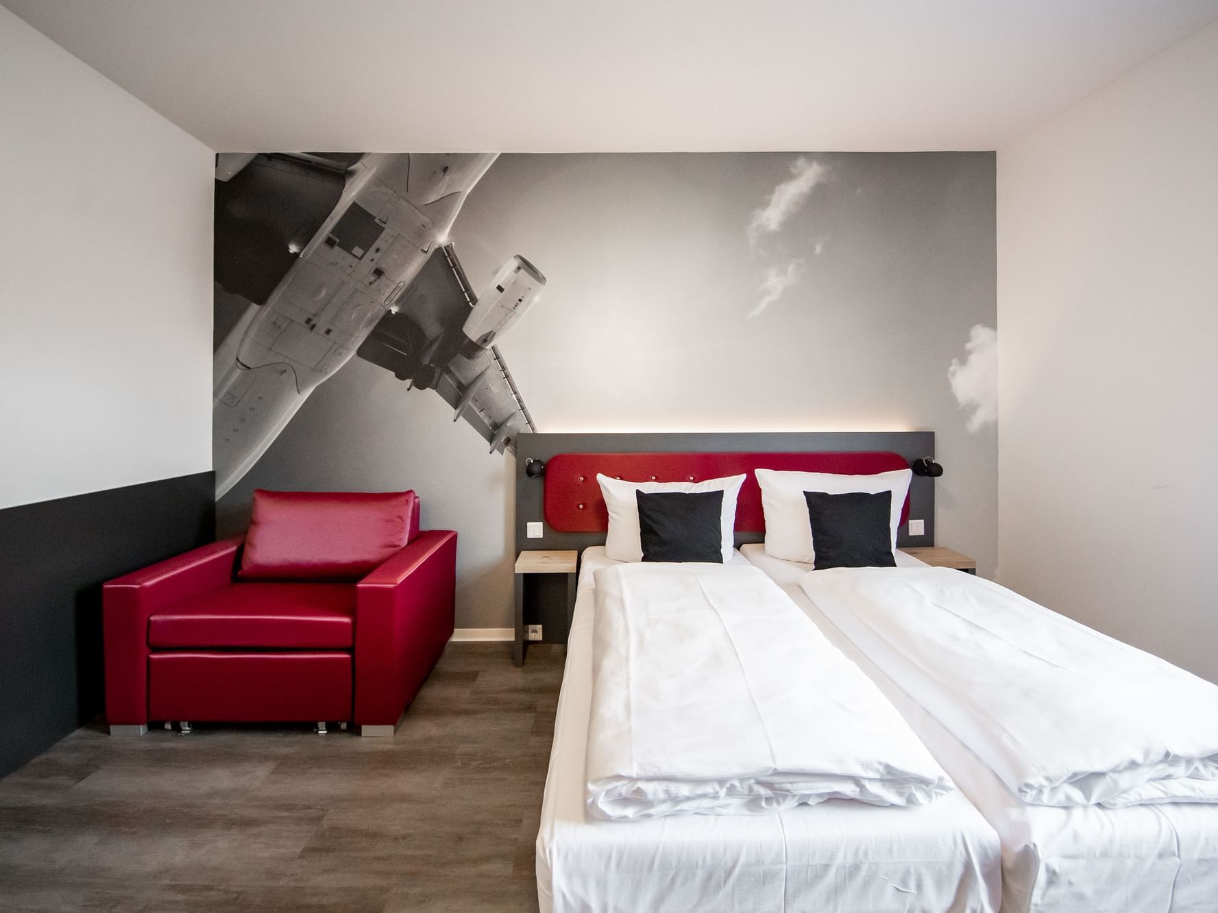 Double Room with Sofa Bed at SMARTY Cologne Airport Hotel