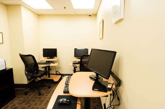 computers and desks