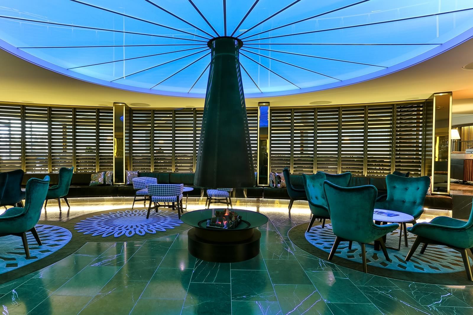 Interior of a Dining area in a restaurant at Novotel Sydney