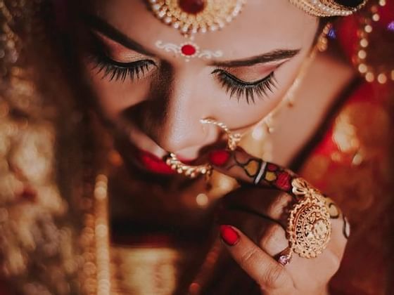 Close-up of Indian Bride at Federal Hotels International