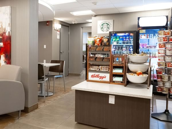 Sundries Shop with snacks, grocery items, drinks, and laundry supplies