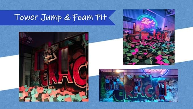 A collage of activities in X Park near Sunway Hotel Big Box