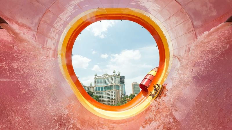 Vuvuzela water slide at Sunway Lagoon near Sunway Lagoon Hotel