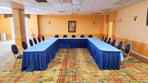 U-shaped meeting room set up at Lake Buena Vista Resort Village & Spa