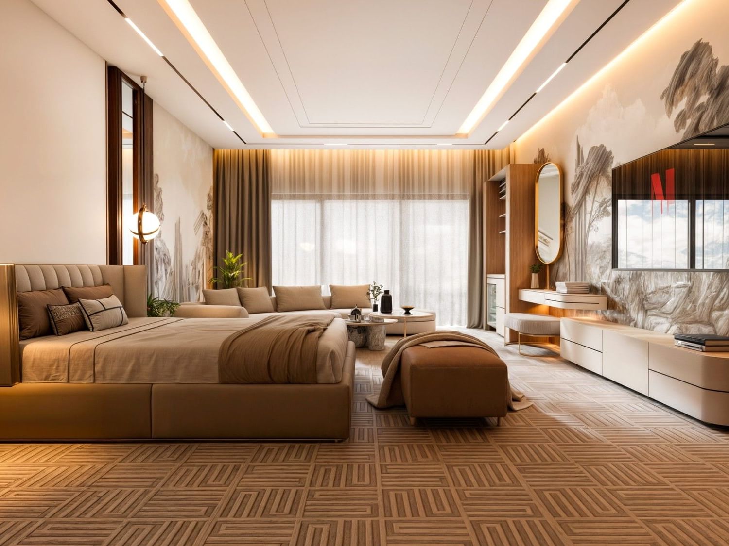 Royal One Bedroom — Pool View Apartment at Savoy Le Grand Residence Suites in Marrakech