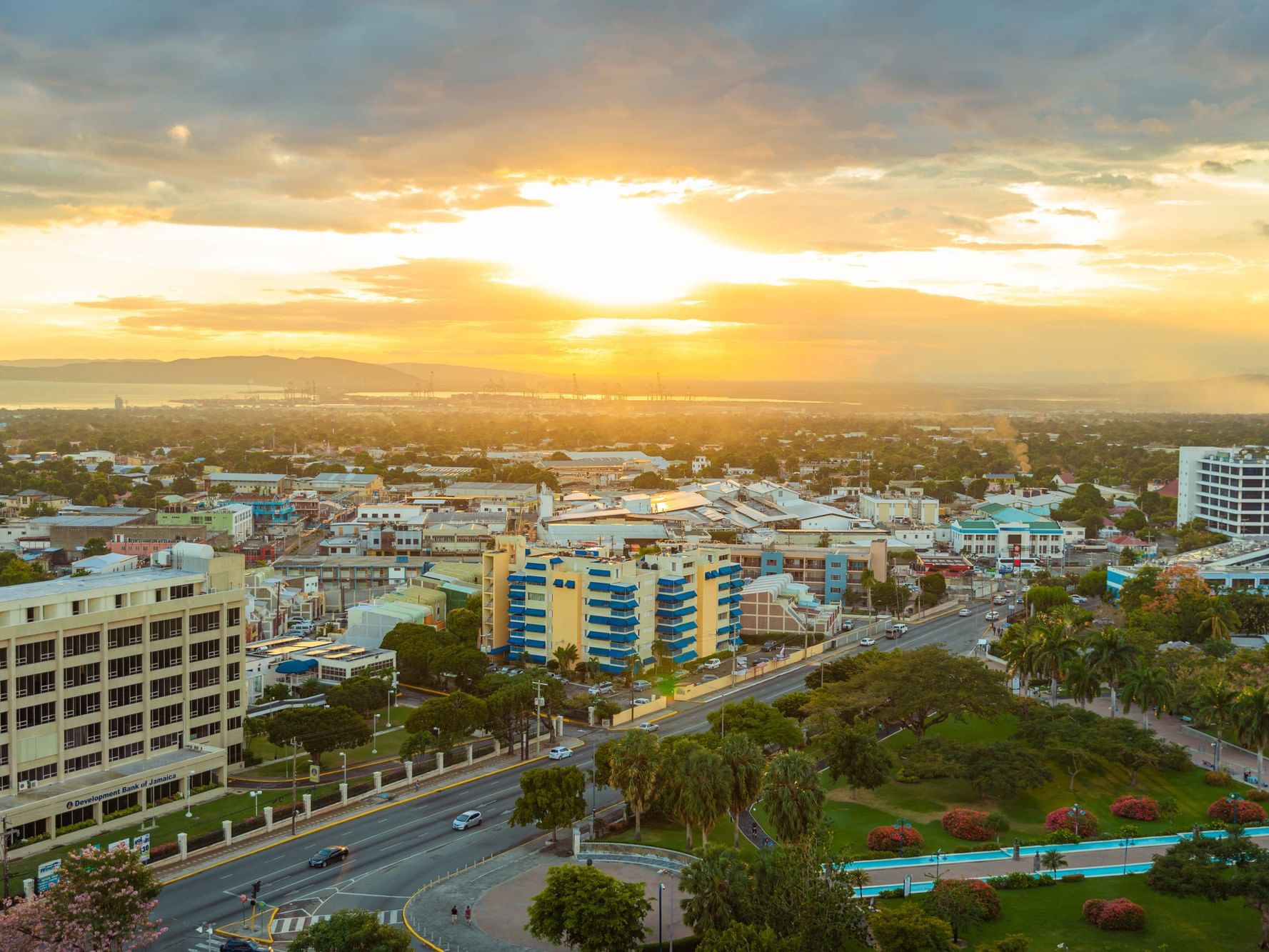 Sunset from the Jamaica Pegasus