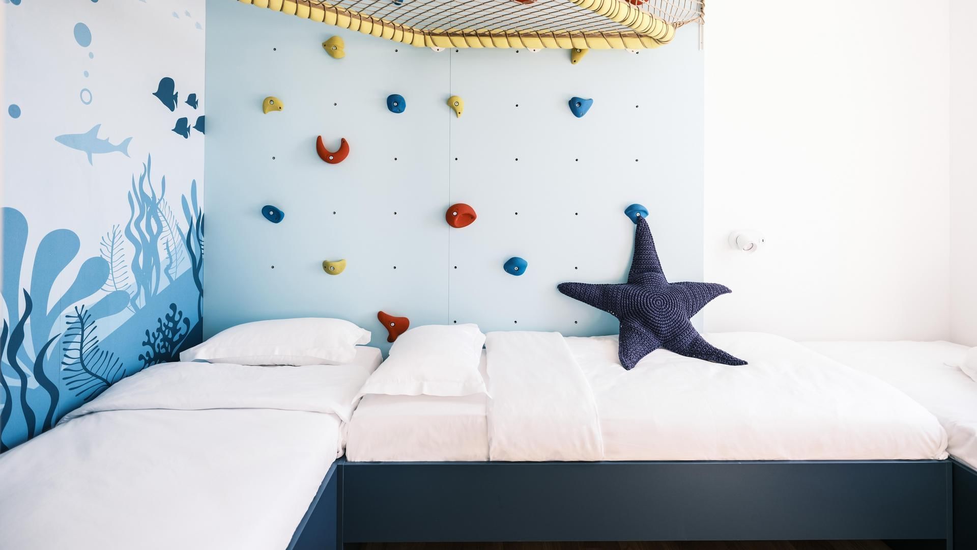 Sea-themed Family Deluxe Suite at Falkensteiner Hotels