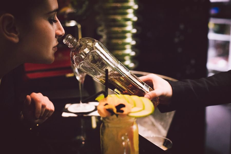 Parfum au Bar du Restaurant Le W