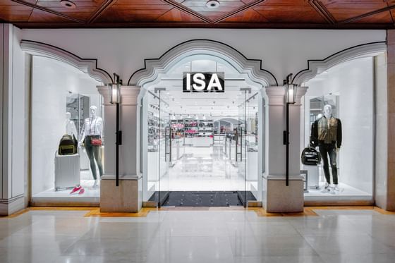 Entrance of Isa Shop at Artyzen Grand Lapa Hotel Macau