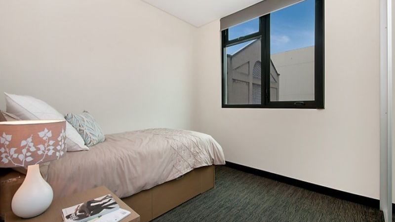 Student Living Edge Apartments – East End bedroom_Adelaide Serviced Apartments