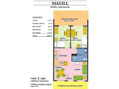 2 Bedroom Floor Plan