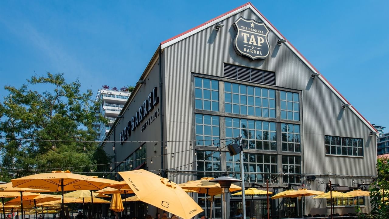 Nearby local restaurant and tap house