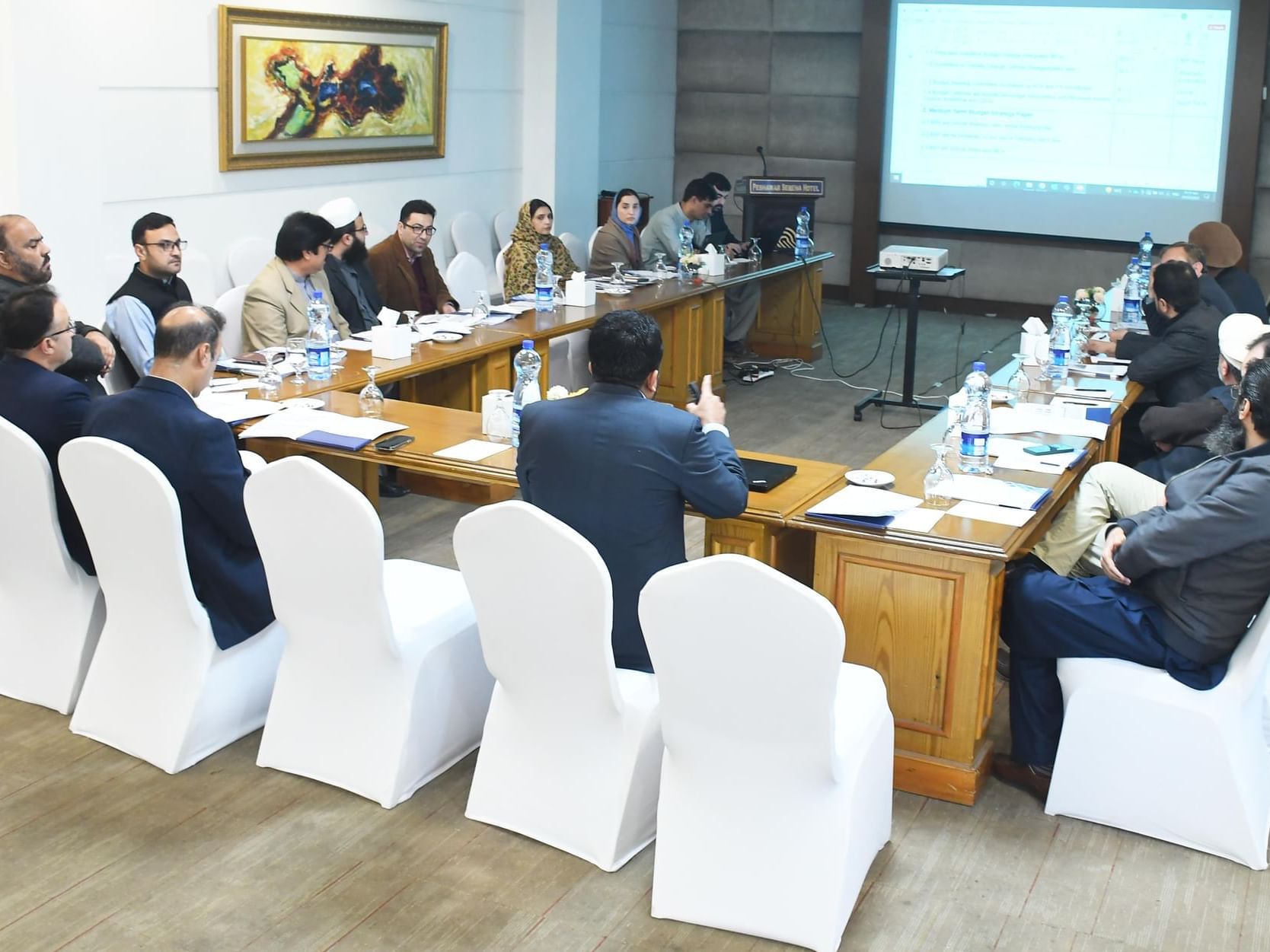 People in a conference, Neelum Hall at Peshawar Serena Hotel