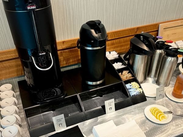 meeting room coffee counter