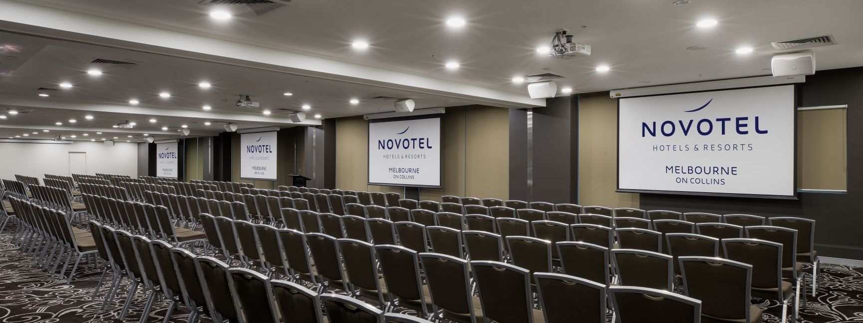Interior of Australian Ballroom at Novotel Melbourne on Collins
