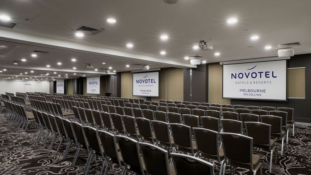 Interior of Australian Ballroom at Novotel Melbourne on Collins