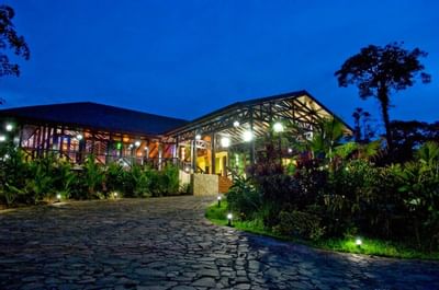 Main Entrance to the Hotel at Rio Celeste Hideaway
