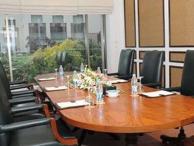 Table setup in Khapulu meeting room at Islamabad Serena Hotel