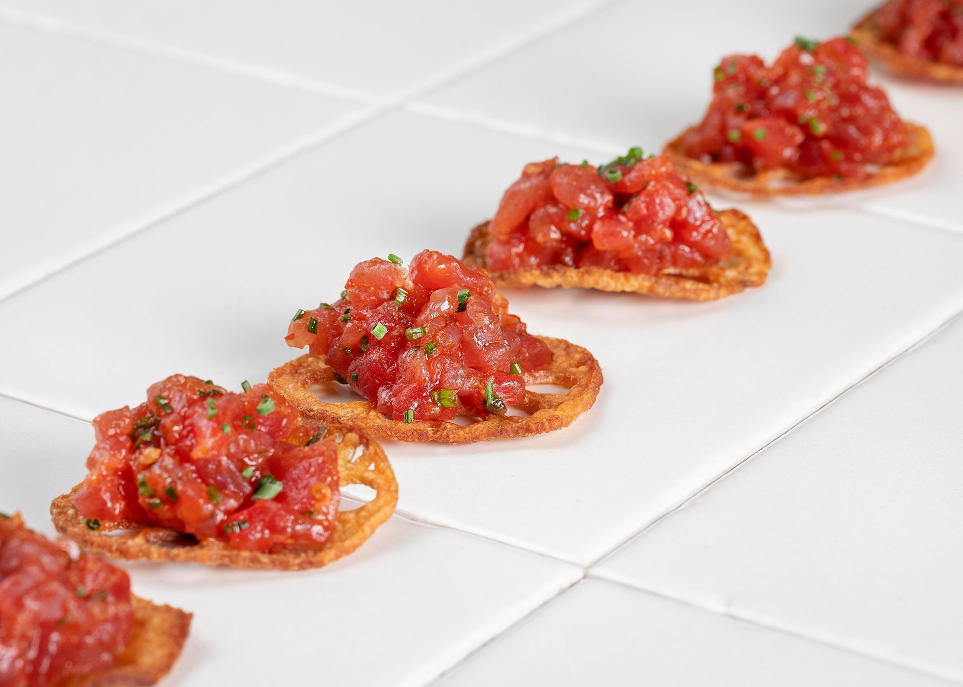 Bloomsbury Street Kitchen Hot Miso Chips With Spicy Tuna