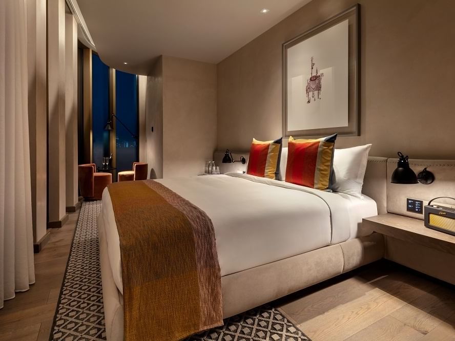 The Tower Penthouse Suite with king bed at The Londoner Hotel