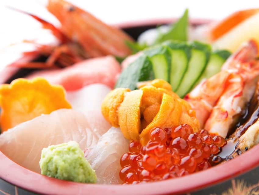 Close-up of a dish with a variety of flavors at Grease Sydney