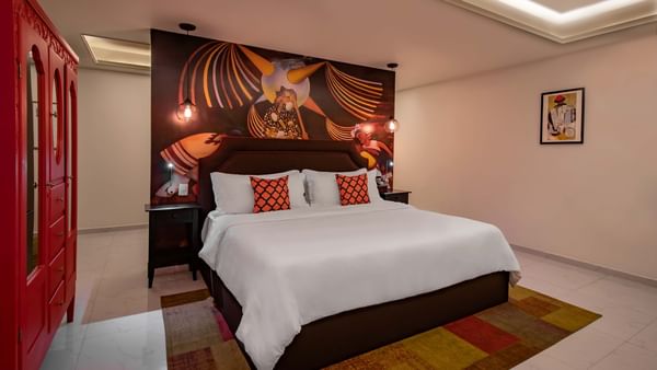 Bed in Master Suite, 1 King at Fiesta Americana Travelty