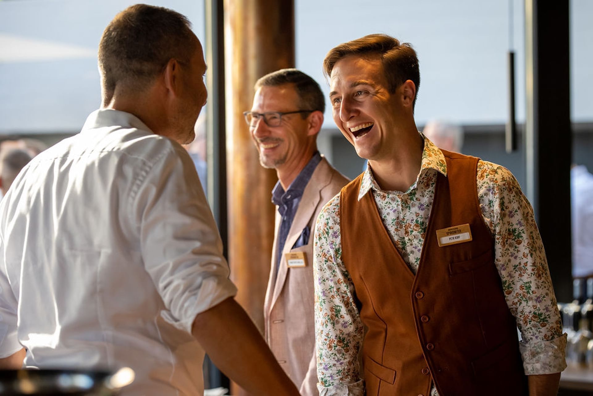 People talking together, Best Western Hotel Spirgarten