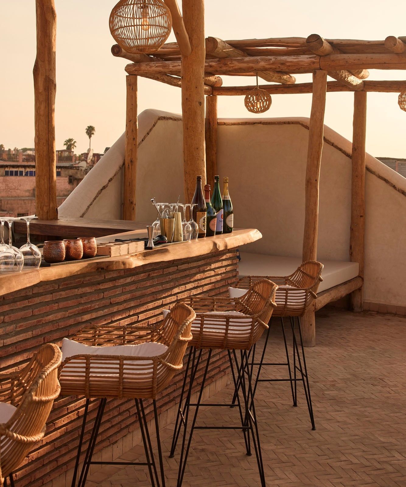 Pool Bar at Nobu Hotel Marrakech Riad