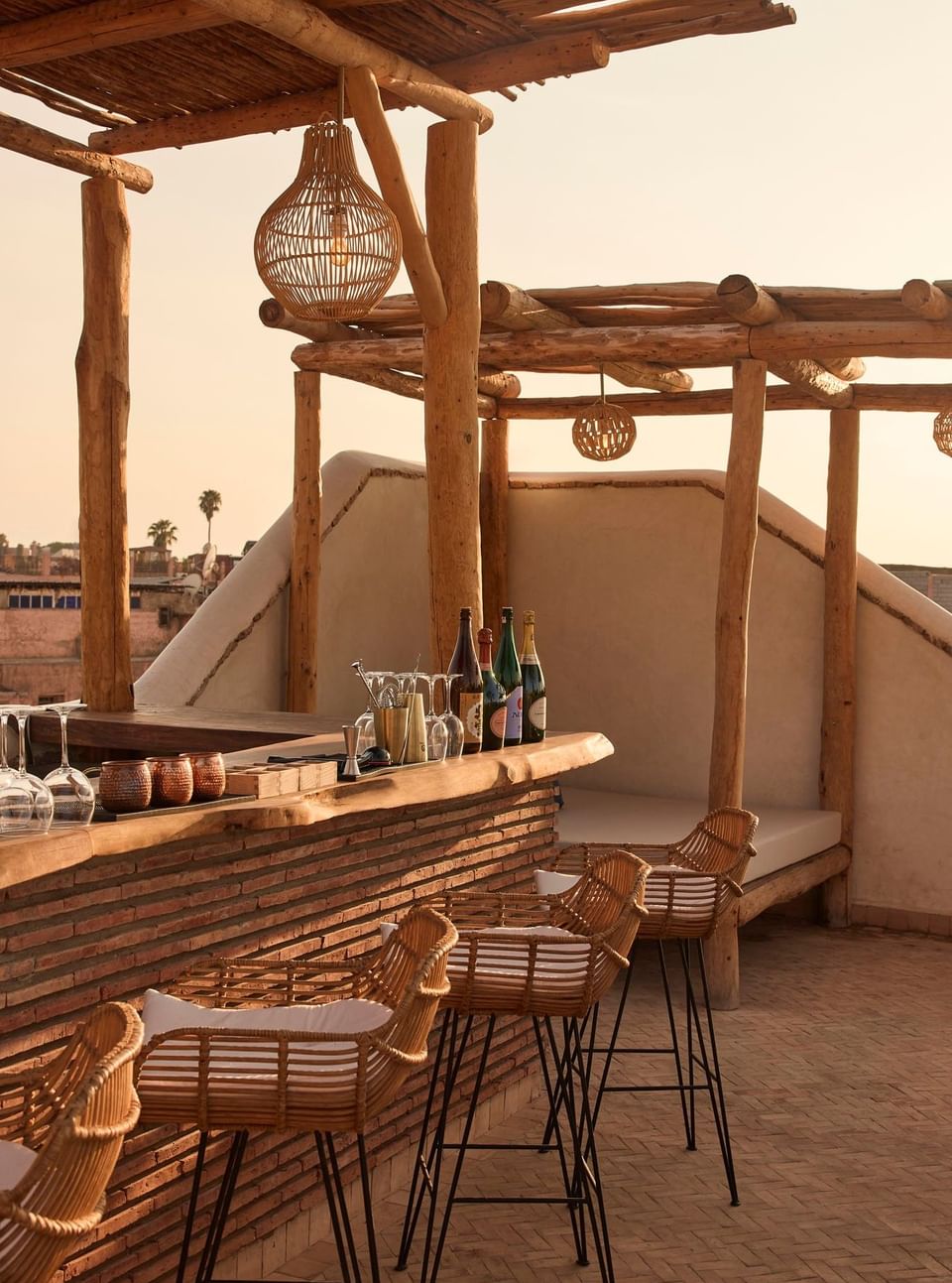 Pool Bar at Nobu Hotel Marrakech Riad