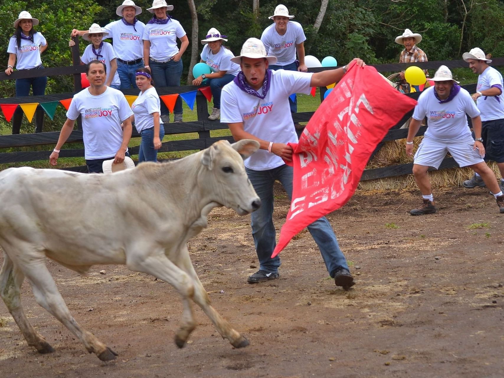 People gathered for Bullfighting near Buena Vista Del Rincon