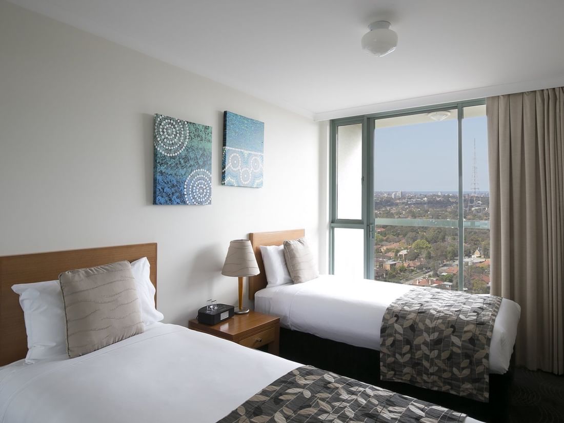 Two Bedroom Apartments with out door view  at the Sebel Residence Chatswood