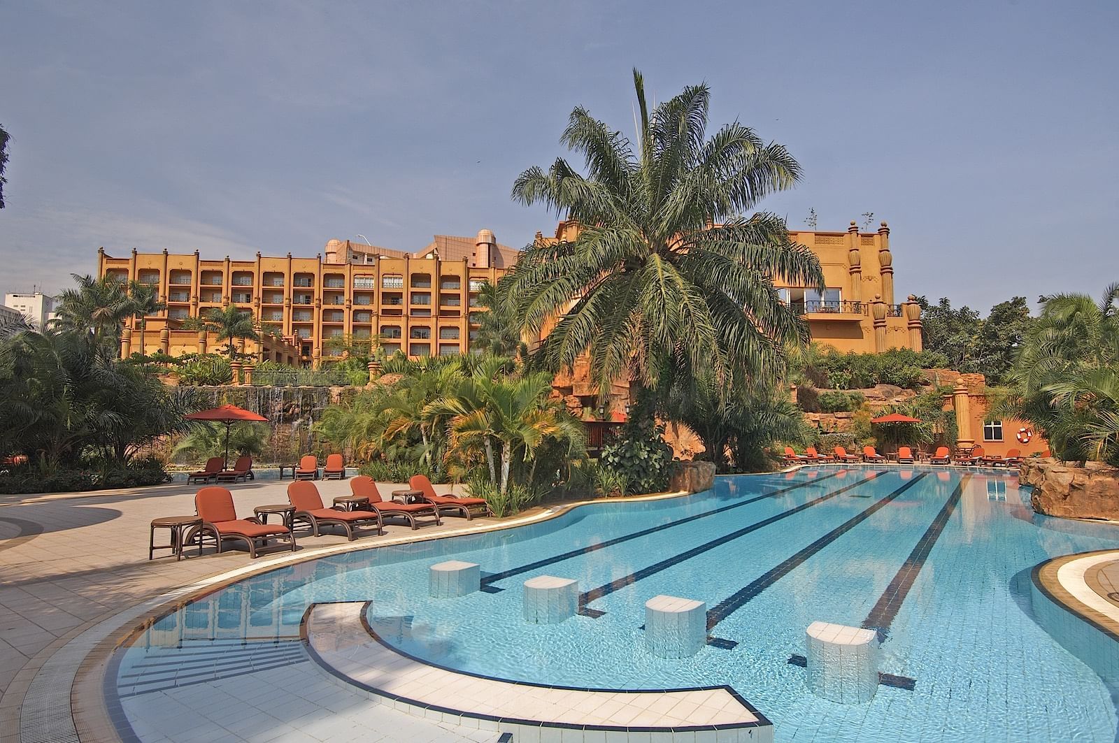 A Landscape view of The Pool Bar at Kampala Serena Hotel