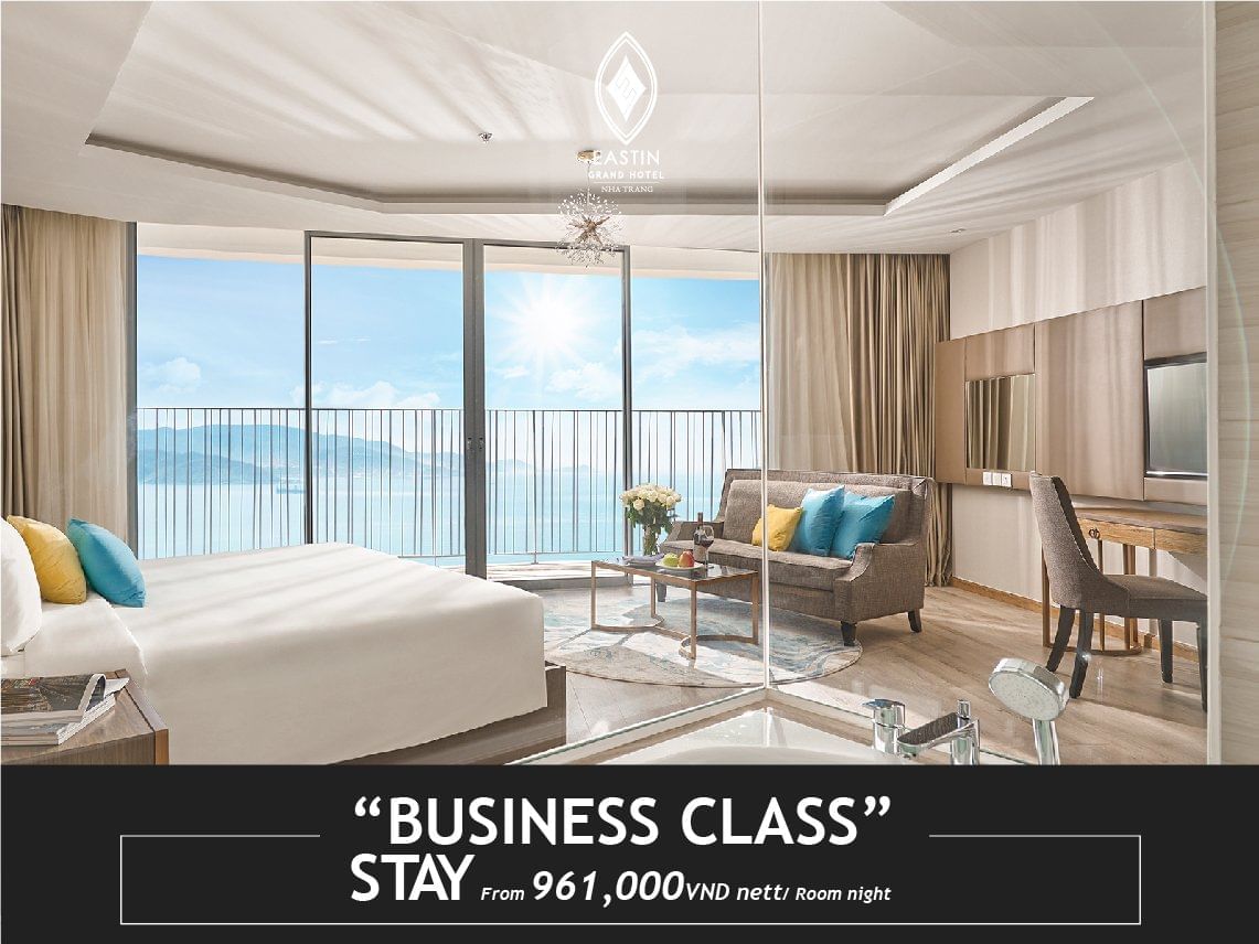 Business class stay offer poster at Eastin Hotels