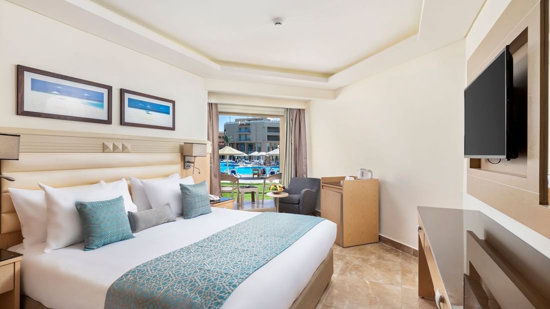 Pool View Standard Room at Beach Albatros Resort in Hurghada