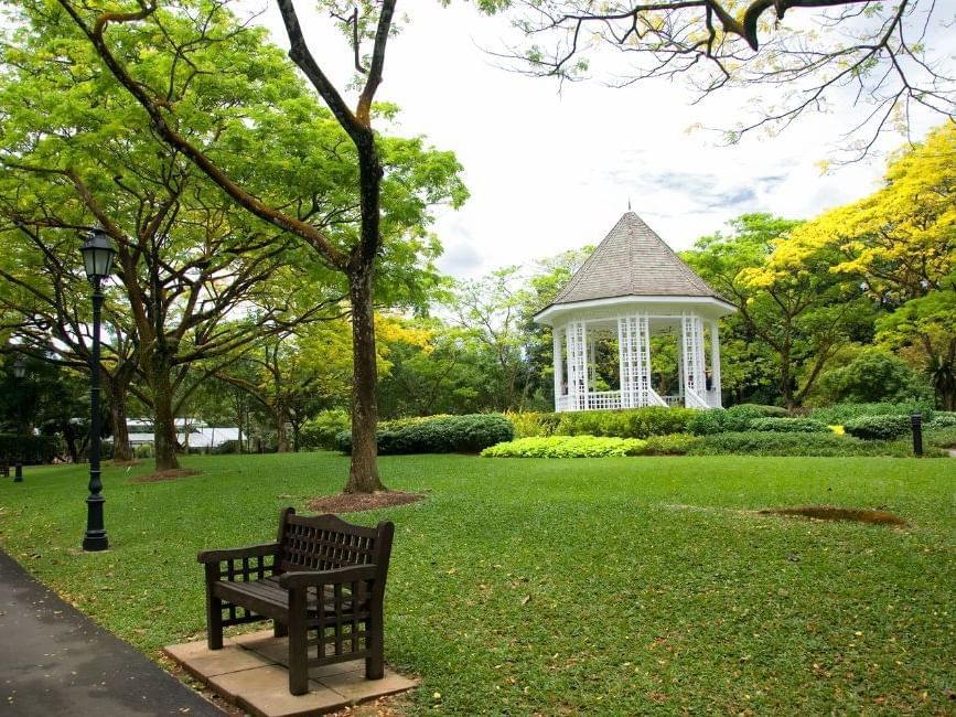 Outdoor Bandstand in Singapore Botanic Gardens near Nostalgia Hotel Singapore
