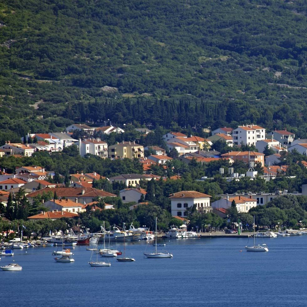 Panoramic View of Malinska near Falkensteiner Hotels