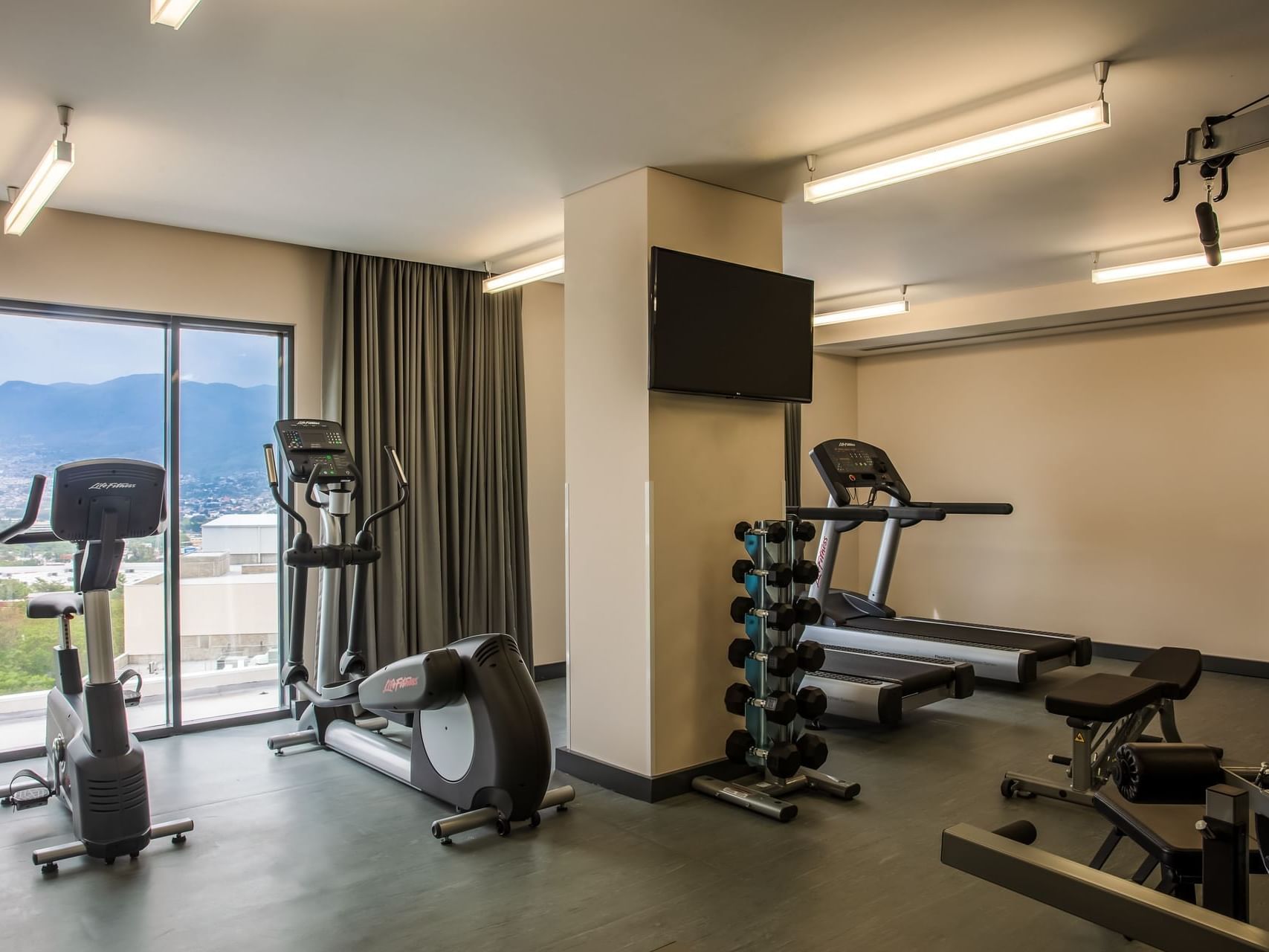 Fully Equipped Gym Wellness Center at Fiesta Inn Hotels