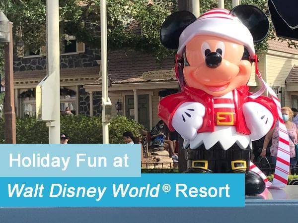 Holiday fun at Walt Disney World® Resort poster used at Lake Buena Vista Resort Village & Spa