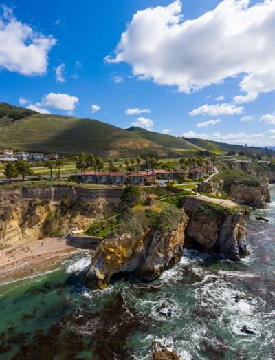 Aerial of Inn at the Cove