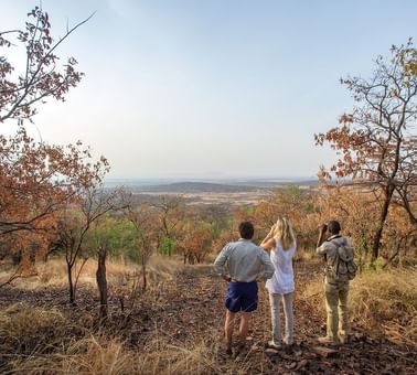 People exploring The Western Serengeti at Kirawira Serena Camp