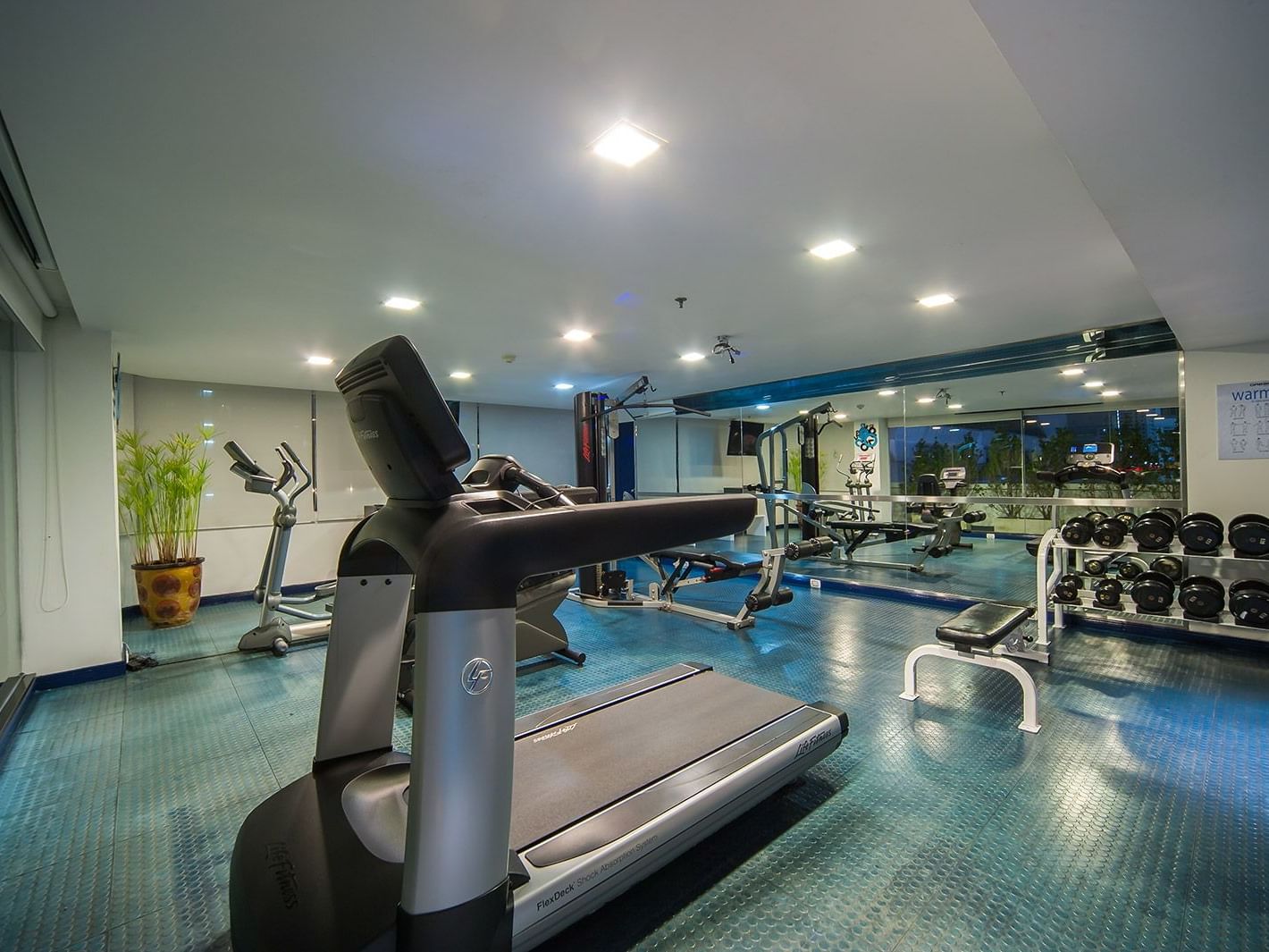 Gym and workout view at Dream Bangkok 